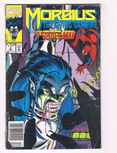 Morbius #4 VG Marvel Comics Comic Book Spider-Man Dec 1993 DE37 TW7