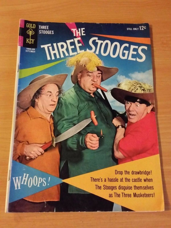 The Three Stooges #19 ~ FINE FN ~ (1964, Gold Key Comics)