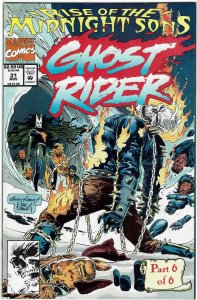 Ghost Rider #31 (1990 v3) Open Polybag w/ Poster Andy Kubert Joe Kubert NM