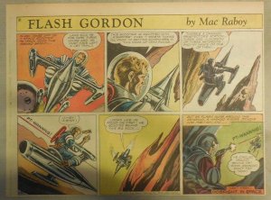 Flash Gordon Sunday Page by Mac Raboy from 5/30/1954 Half Page Size 