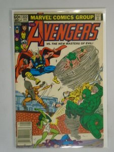 Avengers #222 Newsstand edition 4.0 VG (1982 1st Series)
