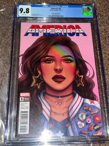 Miss America 8, 1:25 Jenn Bartel Variant Cover, CGC Graded 9.8