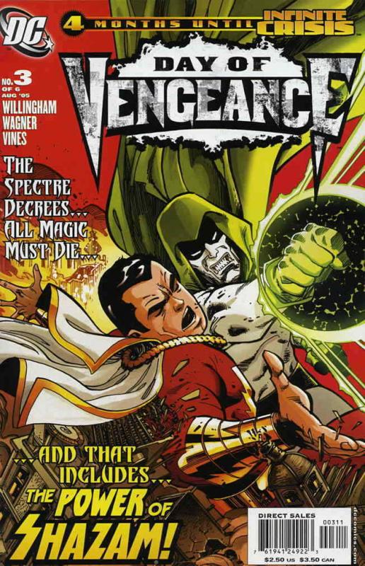 Day of Vengeance #3 VF/NM; DC | save on shipping - details inside