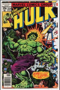 The Incredible Hulk #224 (1978) Hulk