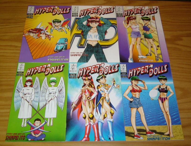 Shinpei Itoh's Hyper Dolls vol. 3 #1-6 VF/NM complete series  ironcat manga set