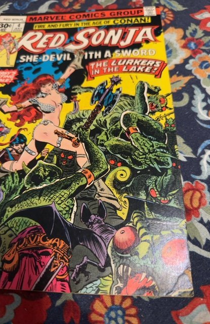 Red Sonja #4 (1977)the lake of the unknown