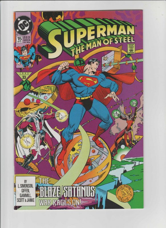 Superman: The Man of Steel #15 (1992)