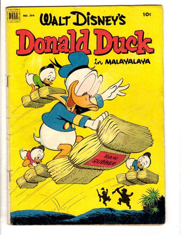 Four Color # 394 VG Dell Golden Age Comic Book Walt Disney's Donald Duck JL8