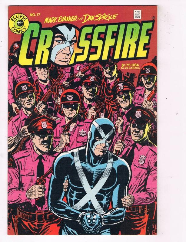 Crossfire #17 VF/NM Eclipse Comics Comic Book Evanier 1985 DE47 AD33