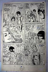 MILLIE THE MODEL STAN GOLDBERG ORIGINAL ART!ANNUAL #6 page5- Toni Wedding!w/book