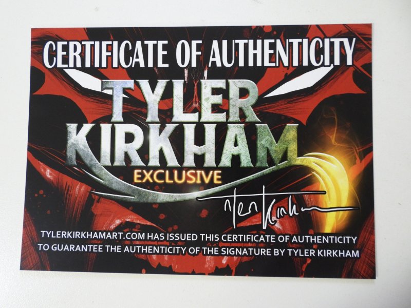 Hulk #7 Virgin Variant Signed by Tyler Kirkham W/ COA NM Condition