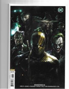 DEATHSTROKE #36 - REBIRTH - MATTINA COVER B -NM/NM+  LOW PRINT RUN - HOT