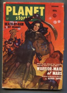 Planet Stories--Summer 1950--Good Girl Art--Allen Anderson--Ray Bradbury--Pul...