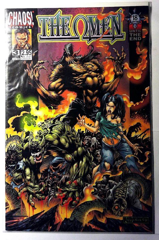 The Omen #3 (1998) Chaos! Comics 1st Print Comic Book