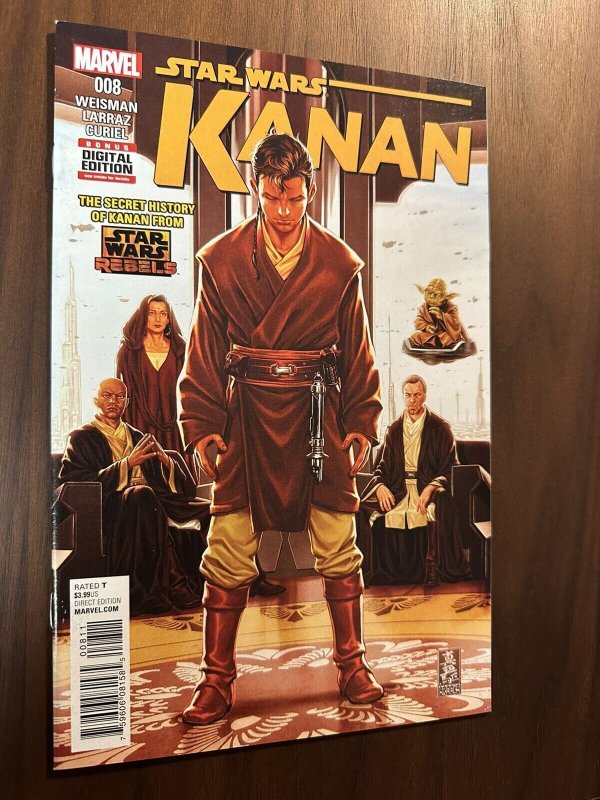 Star Wars Kanan #8 VF+ Mark Brooks Cvr, Low Print Run (Marvel 2016)