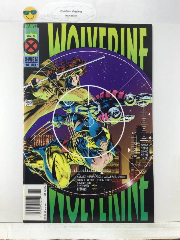 Wolverine #87 (1994)NM Classic gambit wolverine cover by Adam Kubert Art