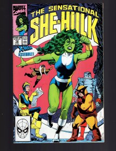 The Sensational She-Hulk #12 (1990) Copper Age MARVEL      / EC#15