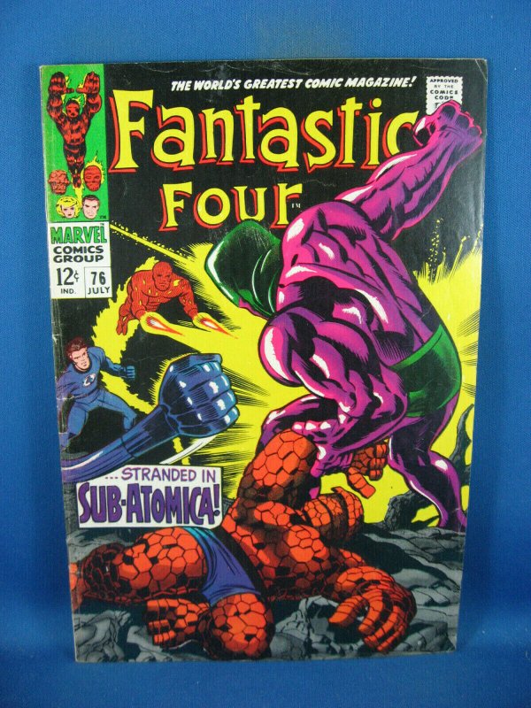 FANTASTIC FOUR 76 F VF SILVER SURFER 1968