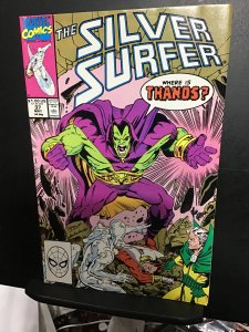 Silver Surfer #37 (1990) first full Drax the destroyer! High-grade NM- Wow