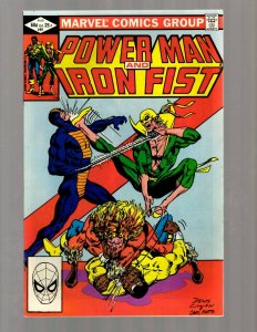 Power Man & Iron Fist # 84 NM- Marvel Comic Book Sabretooth Defenders RB8