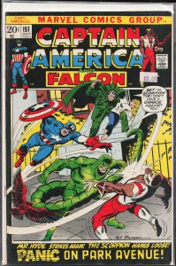 Captain America #151 (1972) Captain America and the Falcon