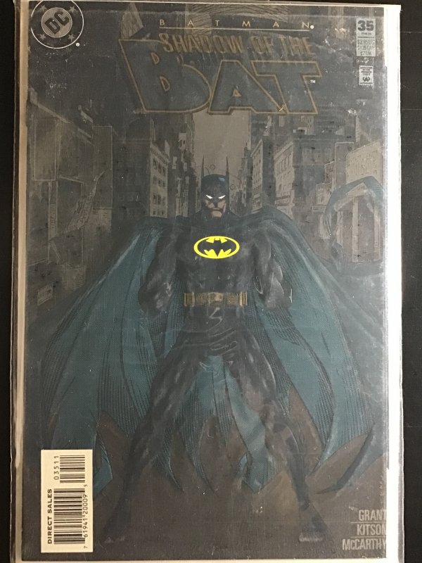 Batman: Shadow of the Bat #35 Embossed Cover (1995)