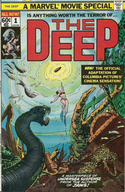 THE DEEP #1, VF/NM, Movie Special, Marvel, 1977, more in store