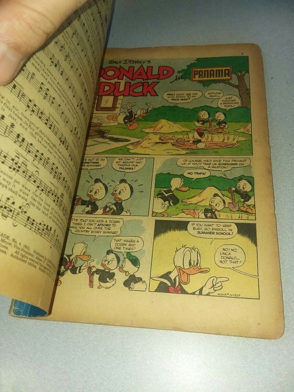 Walt Disney's vacation parade #4 dell pub. 1953 comics golden age uncle scrooge