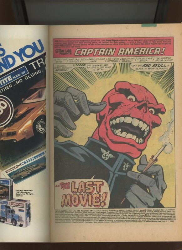 (1981) Captain America #263: BRONZE AGE! DIRECT! WE COMBINE SHIPPING! (8.0)