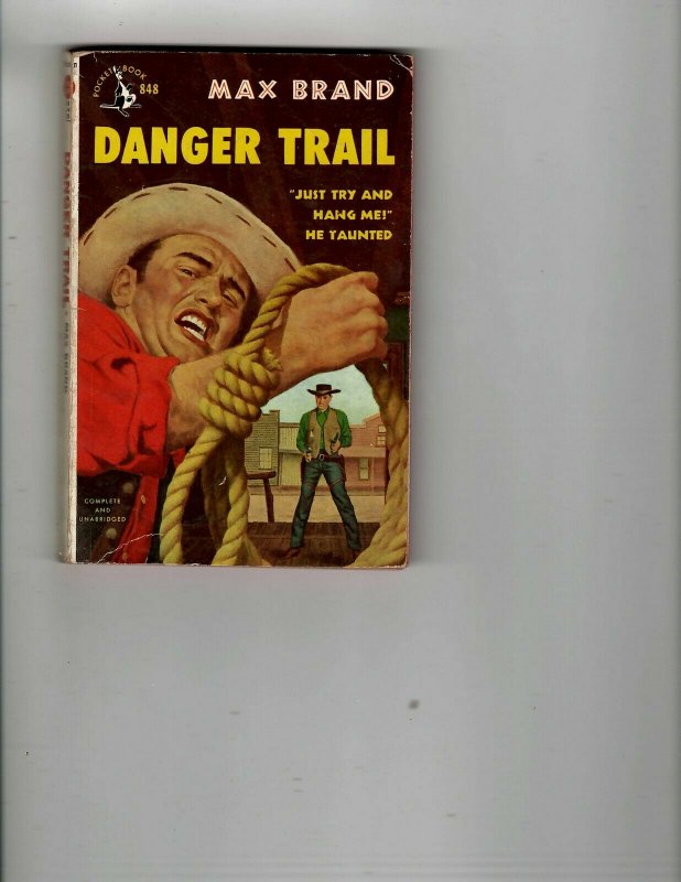 3 Books Danger Trail Ramrod Destiny Rides Again Western Murder Mystery JK27