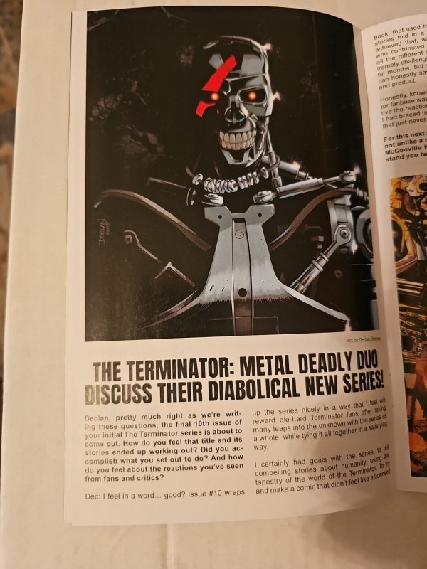 Dynamite 2025 The Terminator Metal Ashcan Promotional Comic