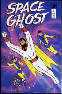 SPACE GHOST Comic One Shot — 48 Pages Premium Card Stock Cover — 1987 Comico VF+
