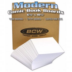 Bulk Modern Comic Backing Boards 1000 Loose Boards