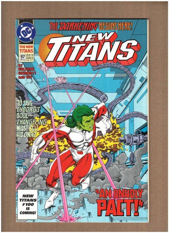 New Teen Titans #97 DC Comics 1993 Marv Wolfman Nightwing NM- 9.2