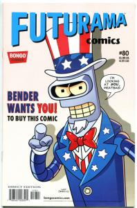 FUTURAMA #80, NM, Bongo, Fry, Bender, Leela, Prof Farnsworth, more in store