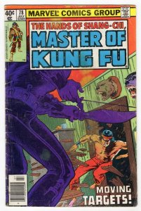 Master of Kung Fu #78 VINTAGE 1979 Marvel Comics Shang Chi
