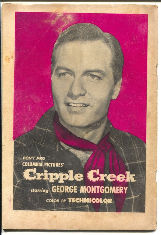 Motion Picture Comics #114 1953-Fawcett-George Montgomery-Cripple Creek-VG
