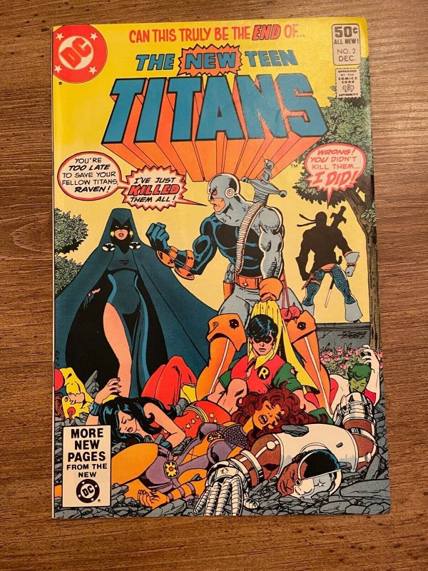 New Teen Titans # 2 NM DC Comic Book Robin Joker Flash Flash Beast Boy CM9 