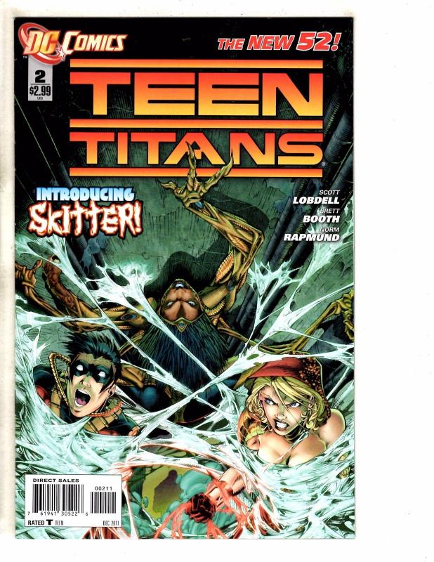 6 Teen Titans DC NEW 52 Comic Books # 0 2 3 4 5 + Annual # 1 Flash Robin J259