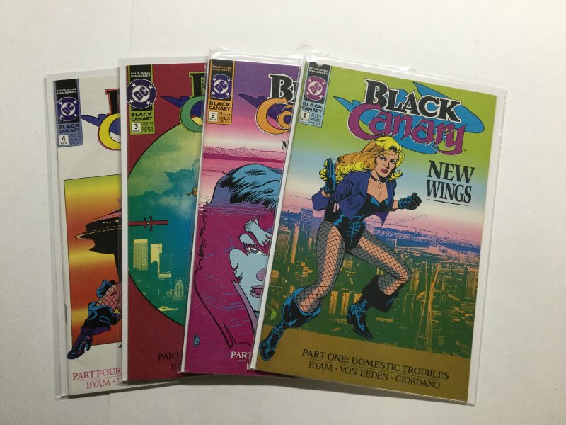 Black Canary New Wings 1-4 1 2 3 4 Lot Run Set Fine Fn 6.0 Dc Comics