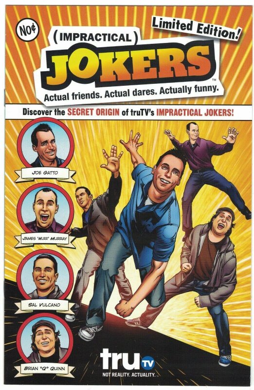 Impractical Jokers #1 VF+ limited edition - Joe, Murr, Sal, Quinn TruTV DC 2013