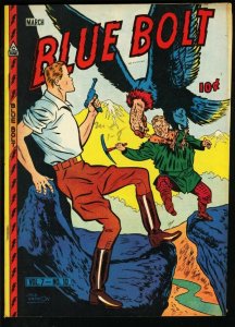 BLUE BOLT V.7 #10-SEARGENT SPOOK/RICK RICHARDS-1947 FN