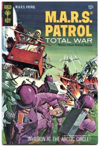 M A R S PATROL TOTAL WAR #4 BATTLE COVER 1967 GOLD KEY FN/VF