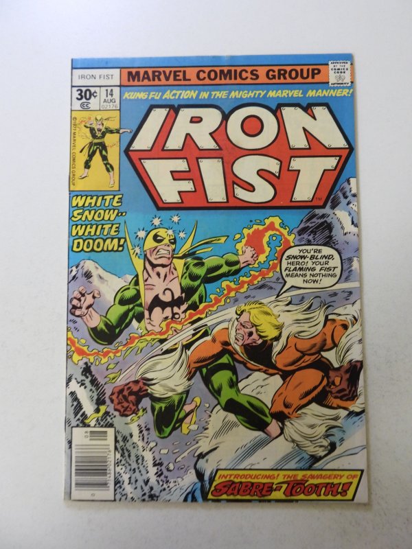 Iron Fist #14 (1977) 1st appearance of Sabretooth FN+ condition