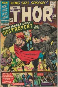 Thor King Size Special #2 ORIGINAL Vintage 1966 Marvel Comics Destroyer