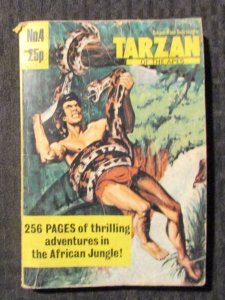 1973 TARZAN OF THE APES #4 VG 4.0 UK 256pg Paperback Comic ERB Inc