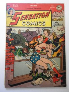 Sensation Comics #75 (1948) Apparent VG+ Condition see desc