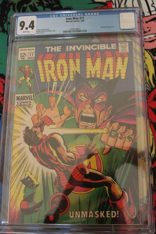 Iron Man #11 (Marvel, 1969) CGC NM 9.4 White pages