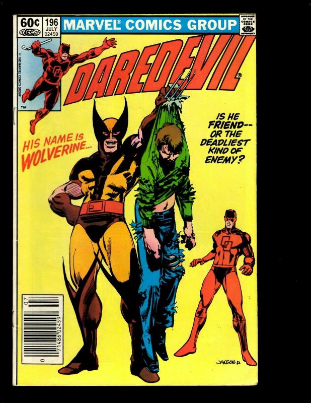 12 Daredevil Marvel Comics #193 194 195 196 198 199 212 237 252 260 262 263 EK14