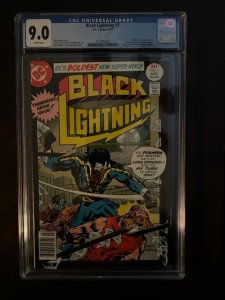 Black Lightning #1 (1977) - CGC 9.0! - 1st App of Black Lightning!